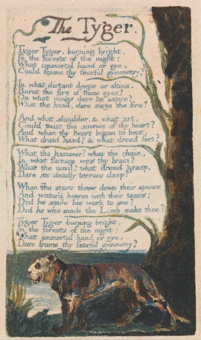 Songs of Innocence and of Experience, Plate 42 by William Blake
